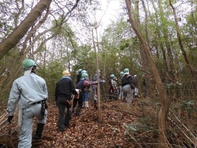 活動地境界の確認