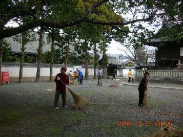 第11回斑鳩寺清掃活動