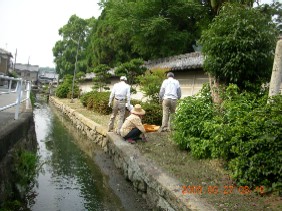 第21回斑鳩寺清掃