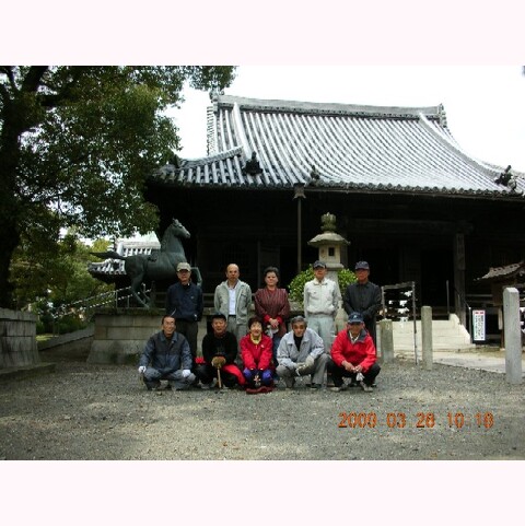 第1回斑鳩寺清掃