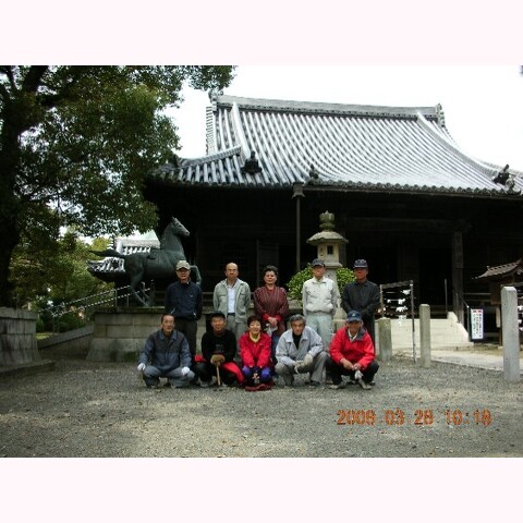 斑鳩寺清掃