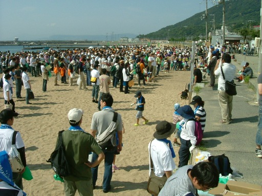 須磨海岸クリーンアップ