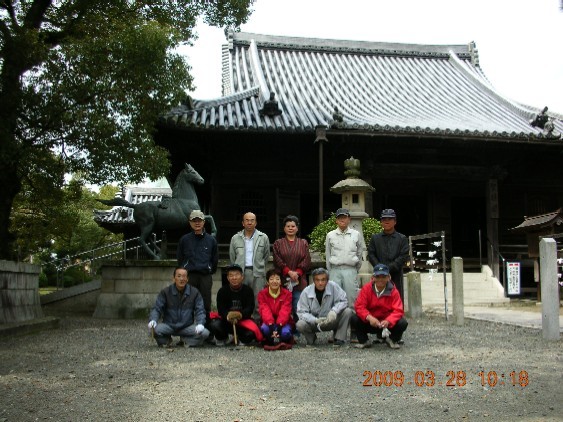 第12回斑鳩寺清掃活動